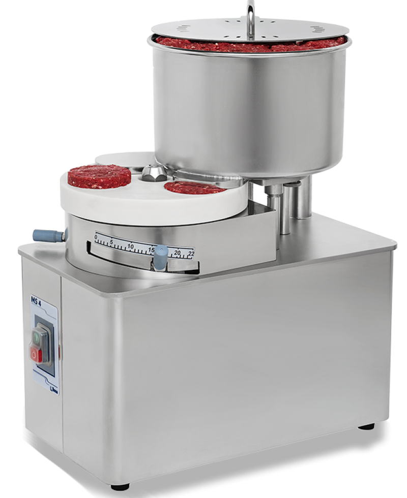 Nilma | MS - Formatrice automatica per hamburger e polpette - Attrezzature Ristorazione per Preparazione Cibi
