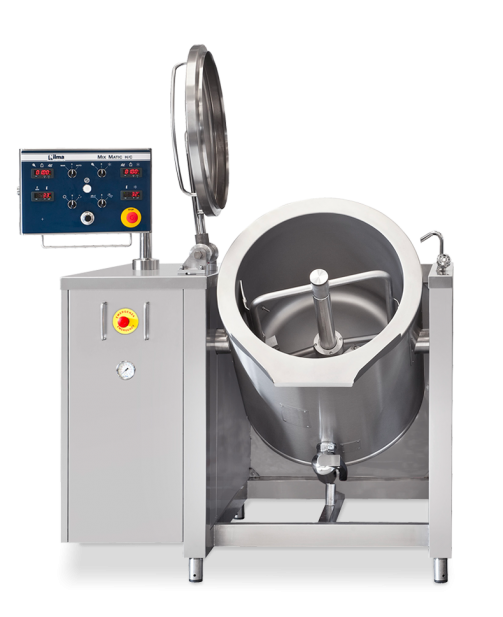 MIXMATIC 150 H/C - Pentola ribaltabile elettrica, con mescolatore, per cottura e raffreddamento integrato.
