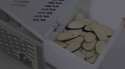 NRC - Taglierina per verdure a ciclo continuo per taglio longitudinale | Nilma