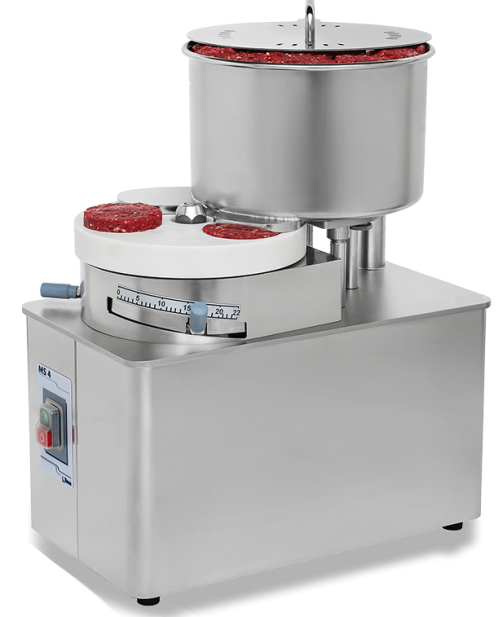 MS- FORMATRICE AUTOMATICA PER HAMBURGER E POLPETTE
